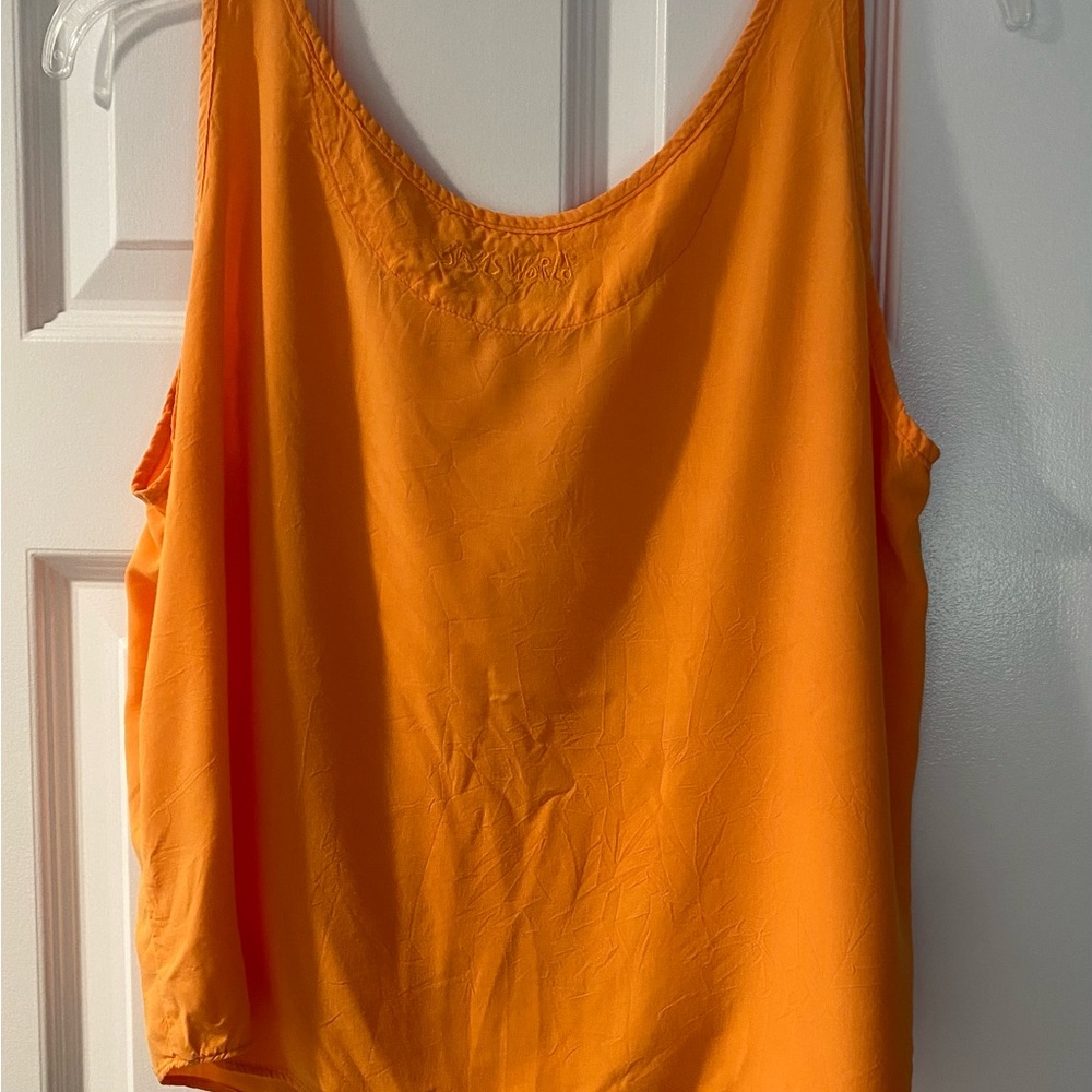 Jams World Orange Tank Top Size L - Picture 2 of 2